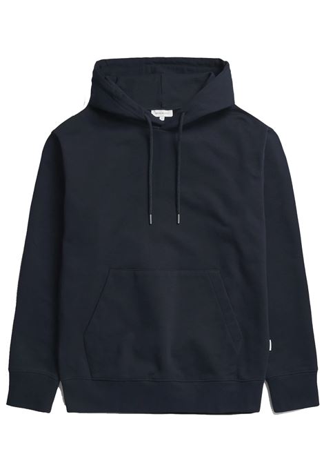 norse standard hoodie man dark navy NORSE PROJECTS | N20-13727004